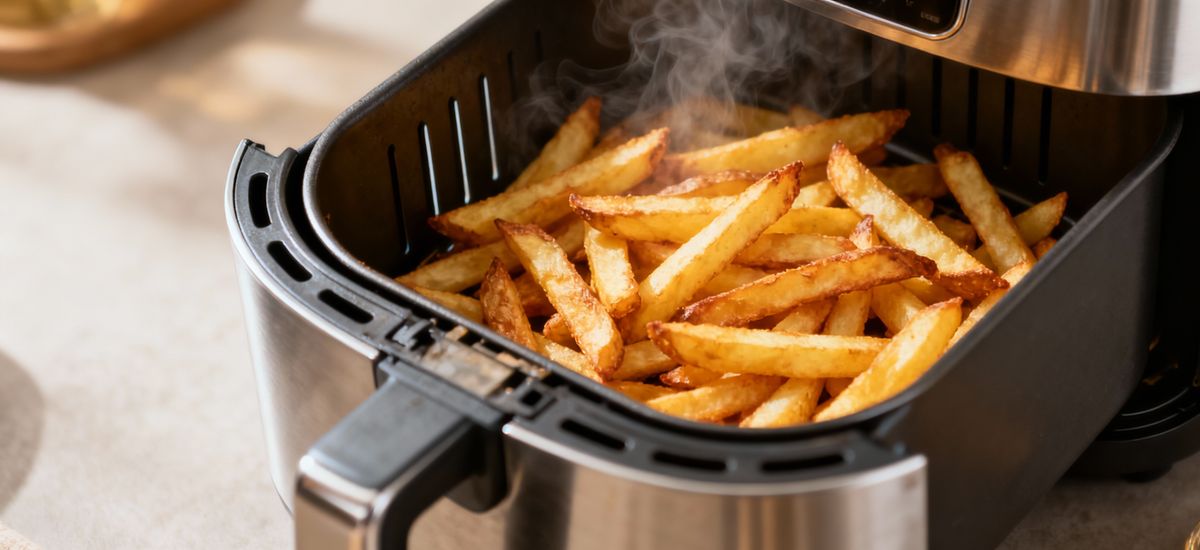 ¿De qué tamaño necesito una freidora de aire para dos personas?